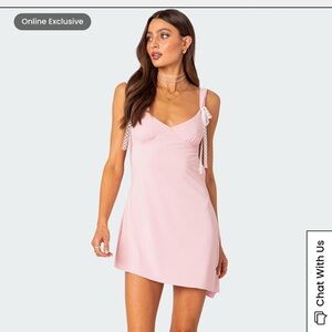 Edikted Cleo Open Back Mini Dress